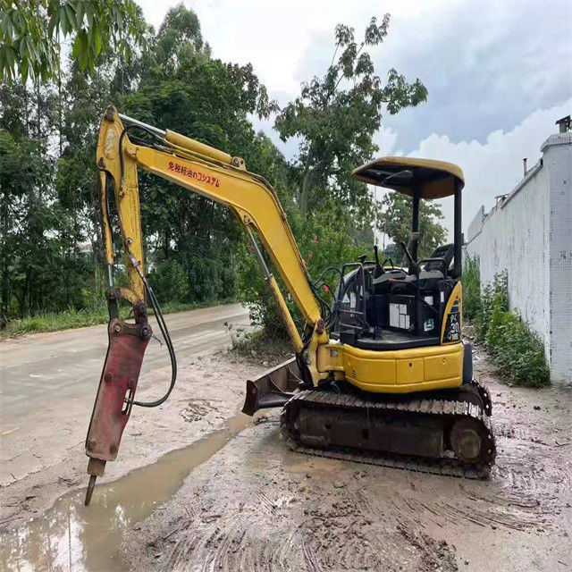 3 tonnellate giapponese di alta qualità Komatsu pc 30 MR escavatore a strisce con ore di lavoro ridotte