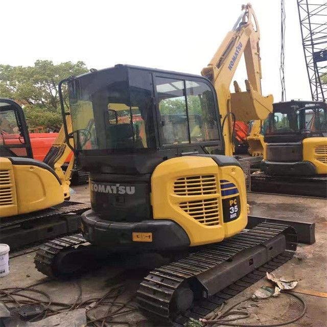 Prezzo basso 3 tonnellate giapponese importata Komatsu pc 35 MR escavatore a strisce con ore di lavoro ridotte