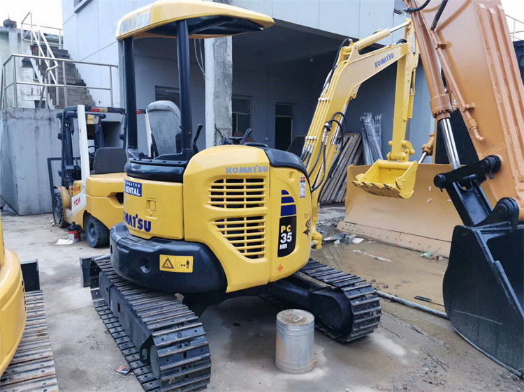 Prezzo basso 3 tonnellate giapponese importata Komatsu pc 35 MR escavatore a strisce con ore di lavoro ridotte
