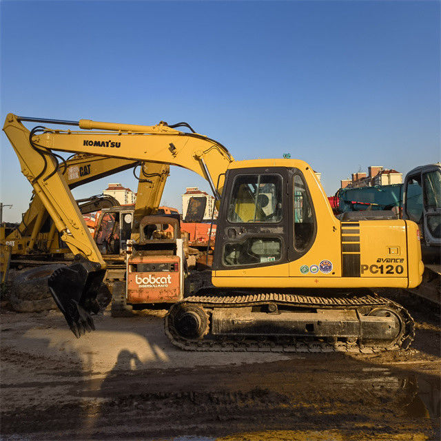 Escavatore di alta qualità di 12 tonnellate giapponese importato Komatsu Pc 120 Escavatore a trasloco con ore di lavoro ridotte