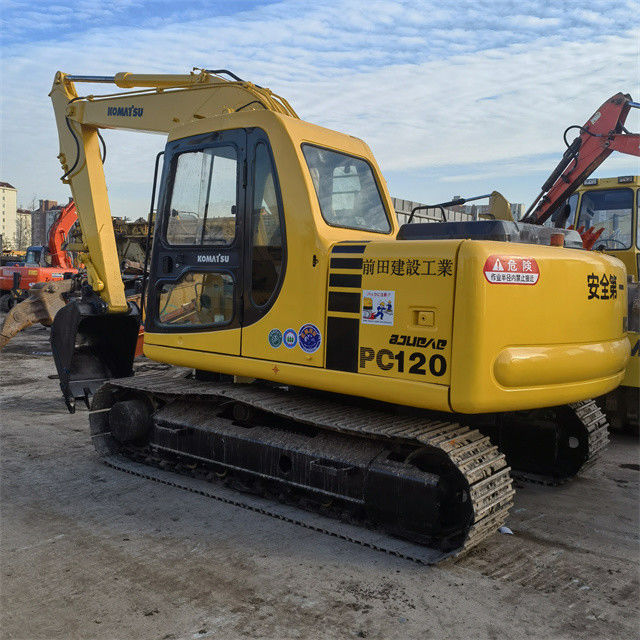 Escavatore di alta qualità di 12 tonnellate giapponese importato Komatsu Pc 120 Escavatore a trasloco con ore di lavoro ridotte