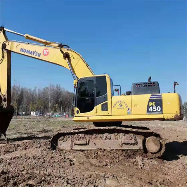45 tonnellate quasi nuova importata dal Giappone macchina da scavo a strisce usata ristrutturata Komatsu pc 450-7
