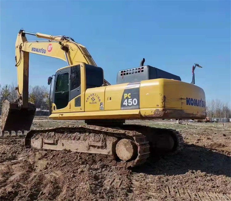 45 tonnellate quasi nuova importata dal Giappone macchina da scavo a strisce usata ristrutturata Komatsu pc 450-7