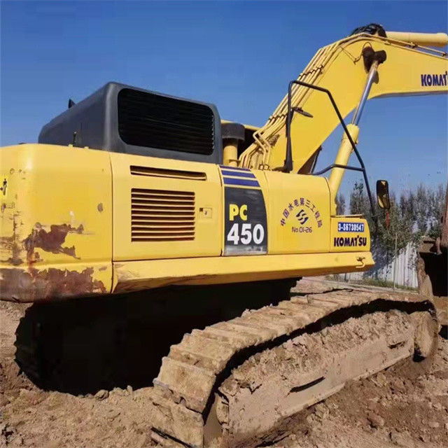 45 tonnellate quasi nuova importata dal Giappone macchina da scavo a strisce usata ristrutturata Komatsu pc 450-7