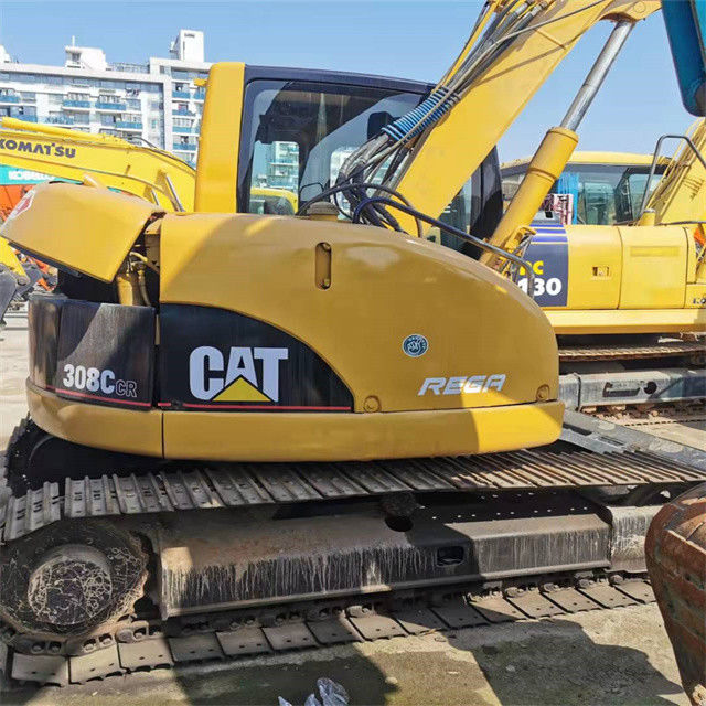 9 tonnellate pronte per il lavoro ed esperte usate Giappone importato CAT 308 C in buone condizioni