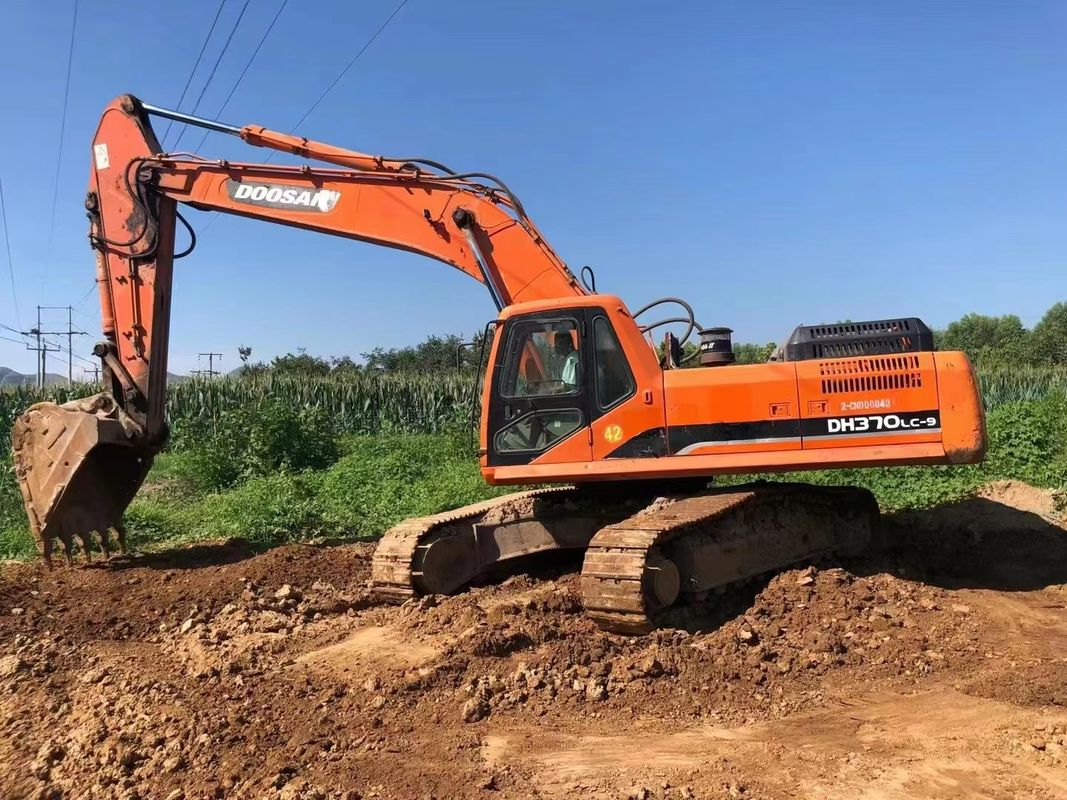 37 tonnellate pronta usata escavatore per il lavoro e esperto usato Corea importato DOOSAN DH370LC-9 in buone condizioni