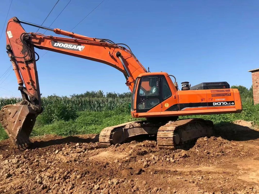37 tonnellate pronta usata escavatore per il lavoro e esperto usato Corea importato DOOSAN DH370LC-9 in buone condizioni