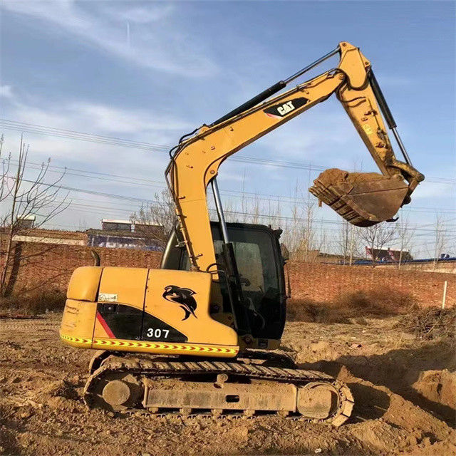 7 tonnellate quasi nuova macchina da scavo a strisce importata dal Giappone usata ristrutturazione CAT 307 D