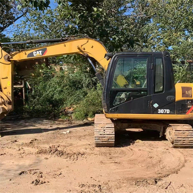 7 tonnellate quasi nuova macchina da scavo a strisce importata dal Giappone usata ristrutturazione CAT 307 D