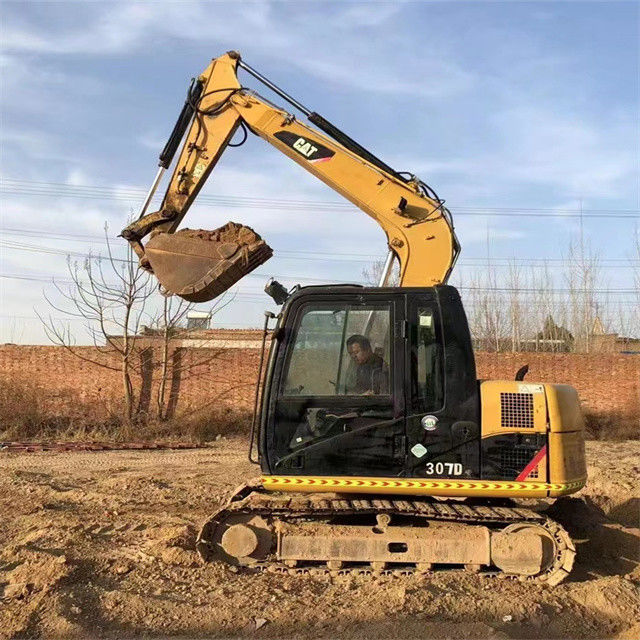 7 tonnellate quasi nuova macchina da scavo a strisce importata dal Giappone usata ristrutturazione CAT 307 D
