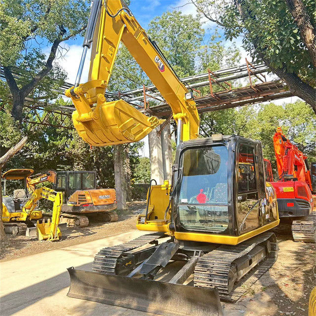7 tonnellate quasi nuova macchina da scavo a strisce importata dal Giappone usata ristrutturazione CAT 307 D