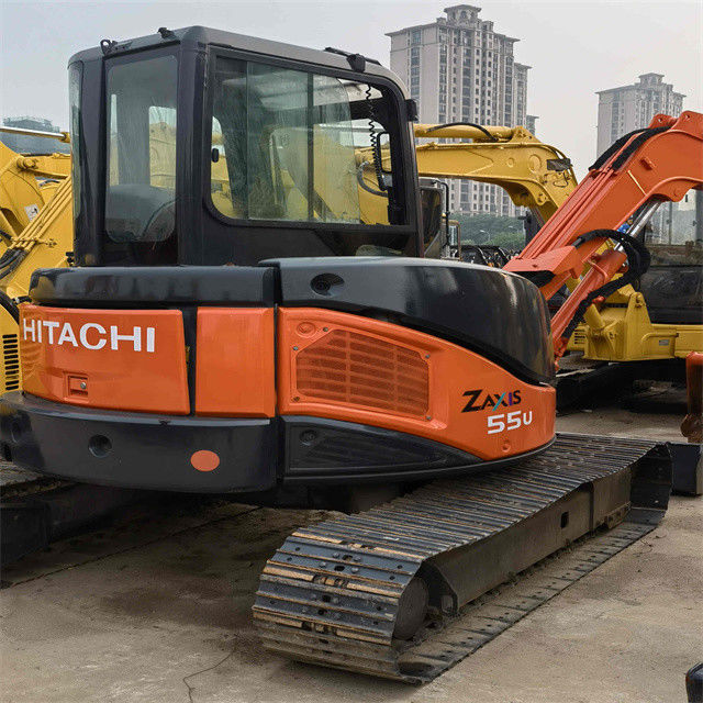 5 tonnellate pronte per il lavoro ed esperte usate Giappone importato Hitachi ZX 50 U-2 in buone condizioni