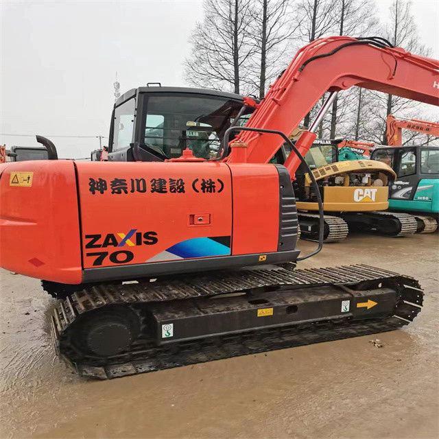 6.3 tonnellate Mini pronta usato escavatore per il lavoro e esperto usato Giappone importato Hitachi ZX 70 Buone condizioni