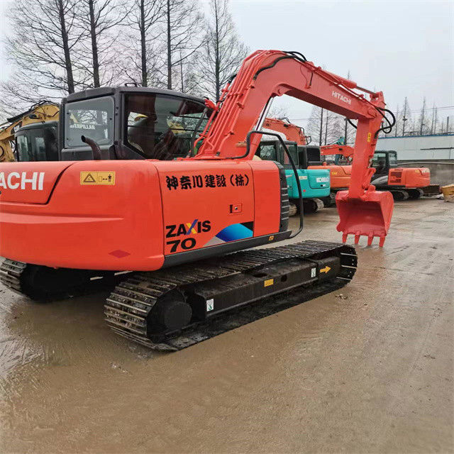 6.3 tonnellate Mini pronta usato escavatore per il lavoro e esperto usato Giappone importato Hitachi ZX 70 Buone condizioni