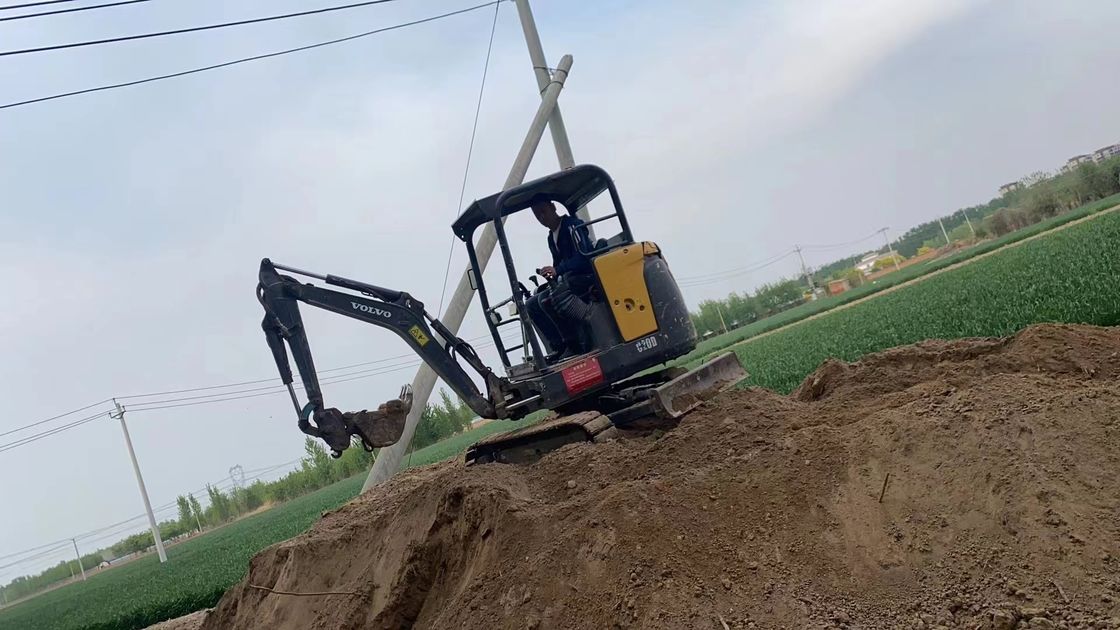 La Svezia ha importato un'escavatrice volvo EC18D di alta qualità quasi nuova.