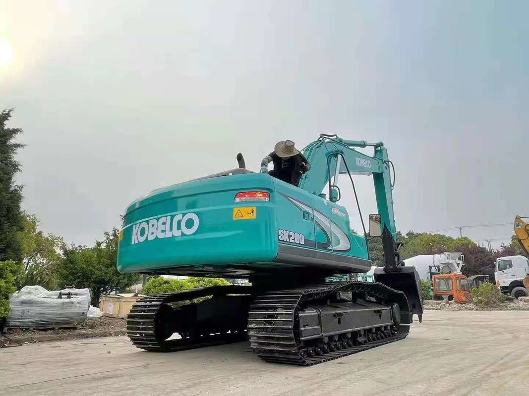 Escavatore usato Kobelco SK200 Crawler in vendita. Escavatore di seconda mano da 20 tonnellate dalla Cina.