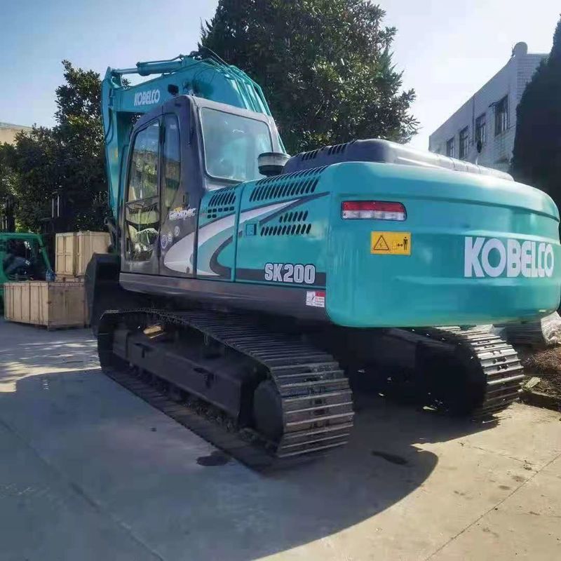 Escavatore usato Kobelco SK200 Crawler in vendita. Escavatore di seconda mano da 20 tonnellate dalla Cina.