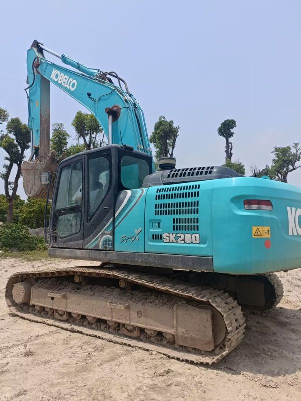 Scavatori di seconda mano Kobelco Sk260lc 8 9 10 11 Giappone Usato Excavator Motore Potenza 138kW