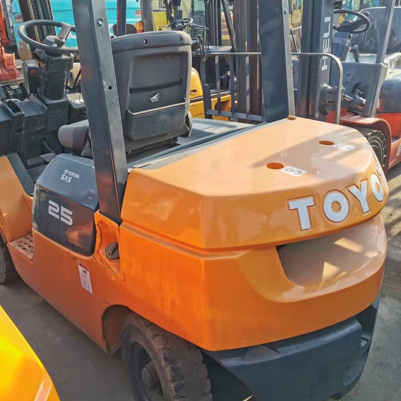 Giappone Camione elevatore elettrico compatto TOYOTA 2.5 tonnellate Potenza del motore