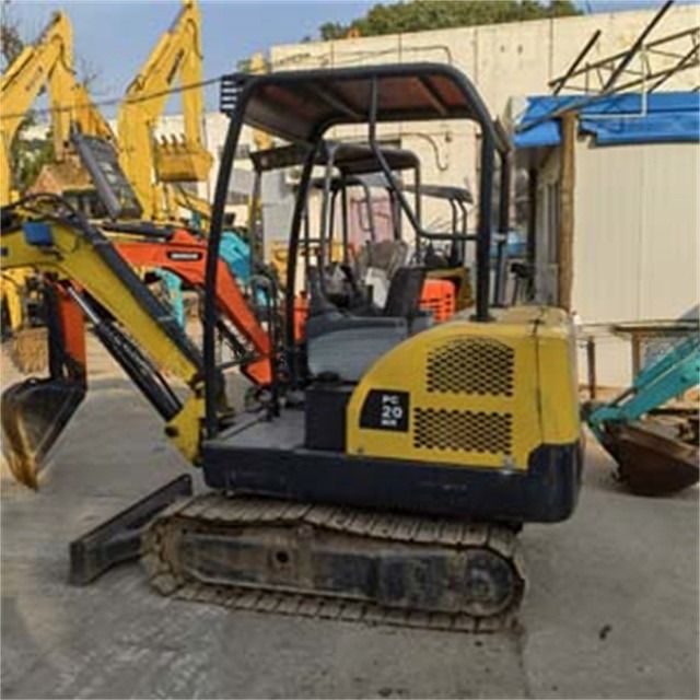 2 tonnellate usato Giappone Komatsu PC 20 MR Escavatore a trascinatore con orario di lavoro ridotto e ideale