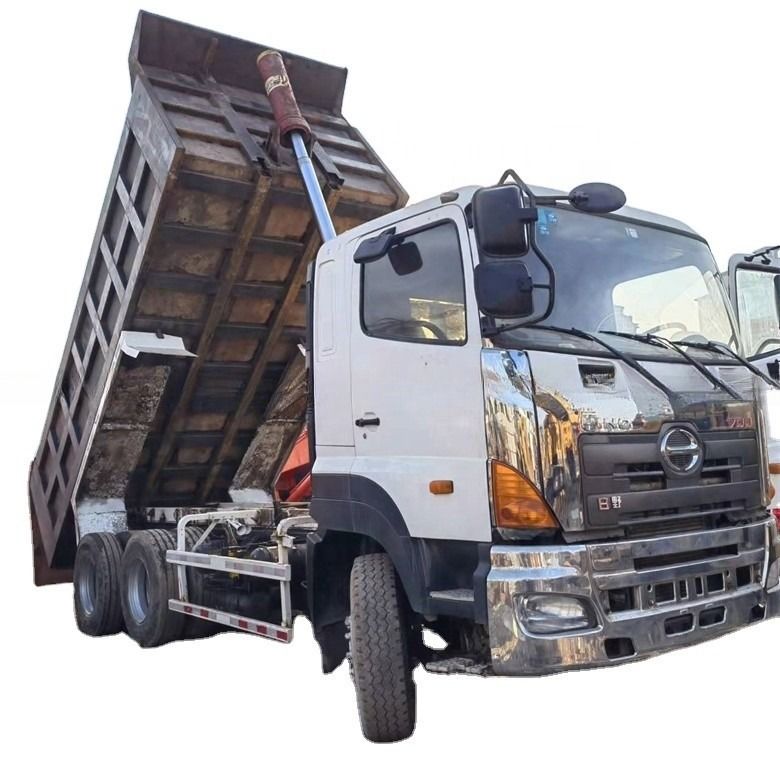 Sistema multimediale utilizzato HINO 6*4 Heavy Duty 700 Dump Truck per la costruzione pesante