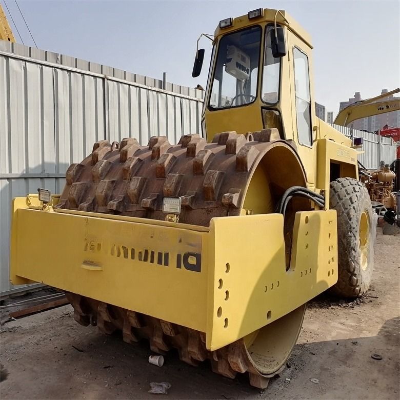 Motore diesel Pavimentazione stradale Bomag BW217D-2 Usato singolo tamburo piede di pecora rotolo stradale idraulico