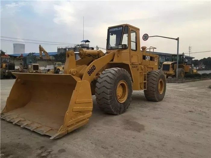 Potenza elevata Giappone caricatore di seconda mano Cat 966D in buone condizioni per lavori pesanti