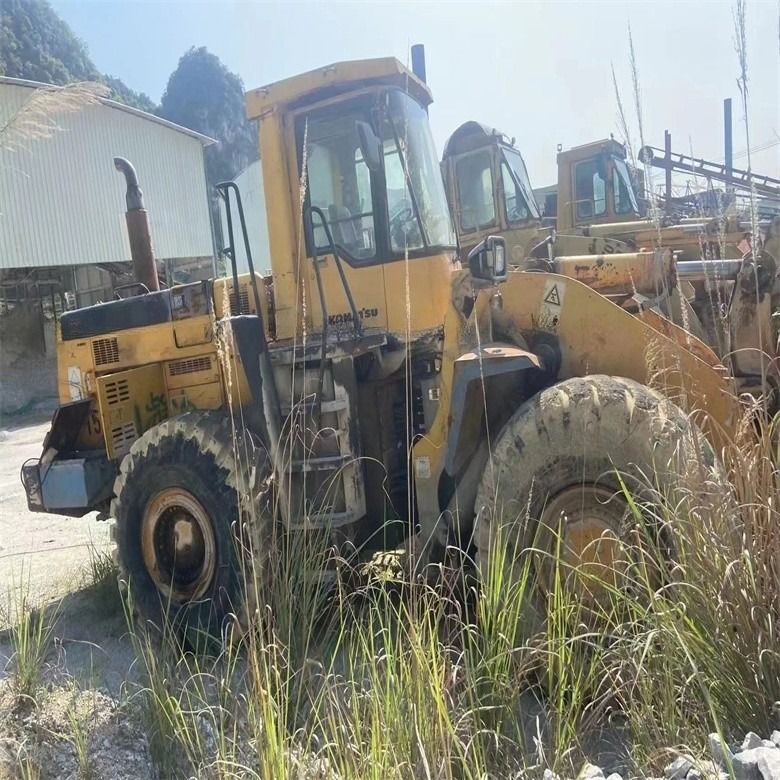 Caricatore anteriore 235KW Usato Komatsu WA500-6 Caricatore a ruote dal Giappone 4.5 Cubi di seconda mano