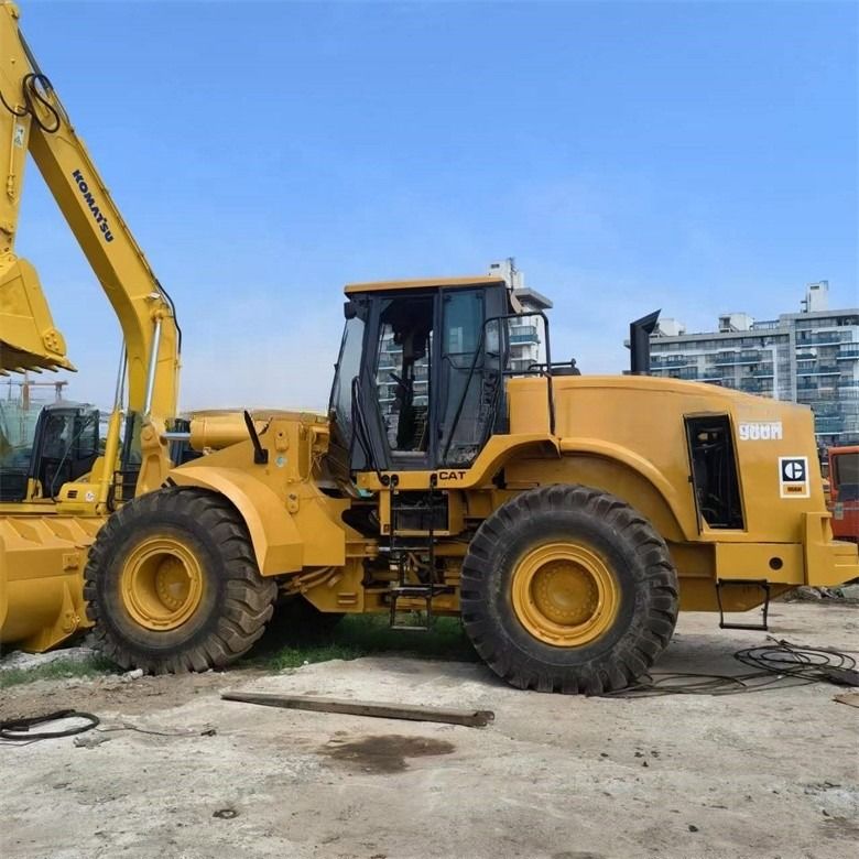24 tonnellate di caricatori a ruote originali Cat 966H di Giappone utilizzati in orario di lavoro ridotto per il commercio al dettaglio
