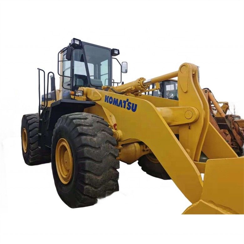 Caricatore Komatsu WA470-3 con carico nominale di 7 tonnellate e cilindrata di 11 litri dal Giappone