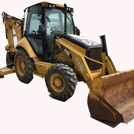 6792 10200 kg Peso della macchina Caterpillar 416E caricatore di retroesca 162 kw Originale ora