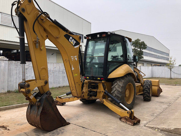 6792 10200 kg Peso della macchina Caterpillar 416E caricatore di retroesca 162 kw Originale ora