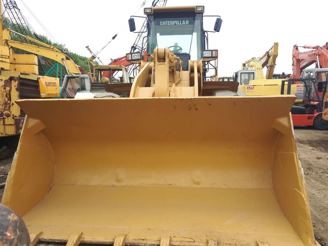 Caricatore a ruote Cat 966G usato a prezzi accessibili con motore a secco e Caterpillar da 5,5 m3