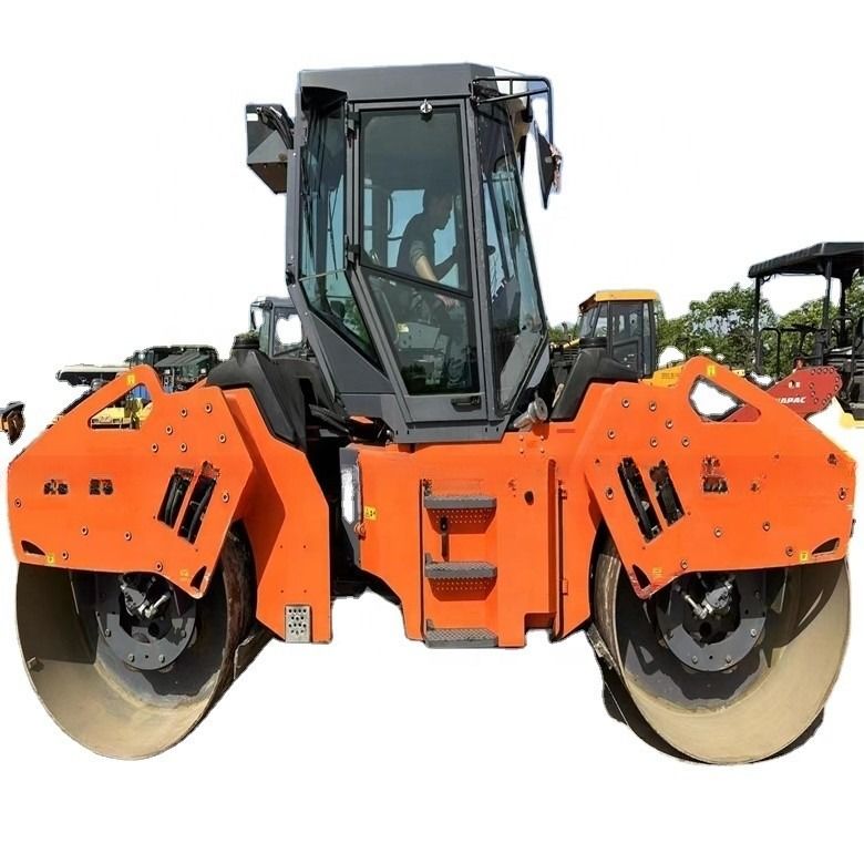 12 tonnellate 2020 Anno Hamm HD128 Tandem Rollers Used Roller Compactor con motore diesel