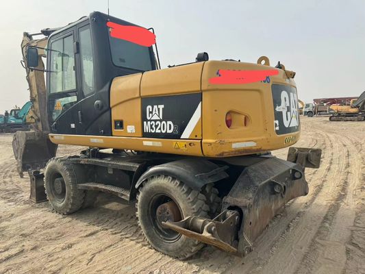 90% Caterpillar M317D2 Escavatore a ruote usato di alta qualità e migliori prestazioni in vendita