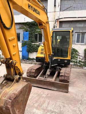 Hyundai R60 usato Capacità del secchio Max. 0.18 M3 5.6m Lunghezza di trasporto